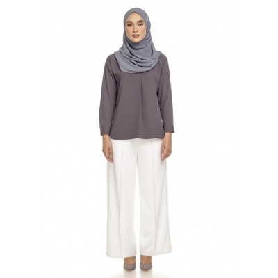 TAMARA BLOUSE -  DARK GREY