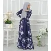 BLOSSOM JUBAH - MIDNIGHT BLUE (1)