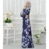 BLOSSOM JUBAH - MIDNIGHT BLUE (1)