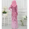 ENCHANTED KURUNG MODEN - DUSTY ROSE (1)