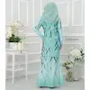 ENCHANTED KURUNG MODEN - MINT GREEN (2)