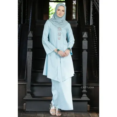 KEBAYA WAN PEAH - BABY BLUE (5)
