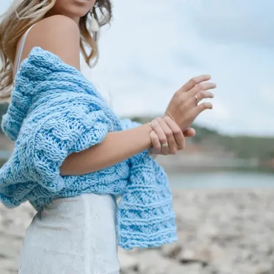PRISM SHAWL - BLOSSOM BLUSH